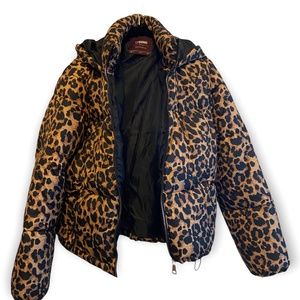 Ciso Animal Print Puffer Jacket
